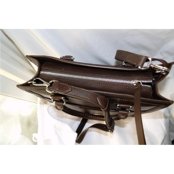 NWT Brighton Ferrara Montecito Leah Tote Brown Leather Cross-body new - Picture 6 of 6